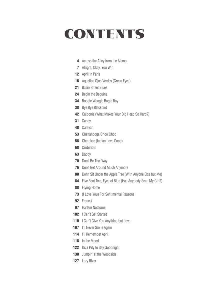 The Best Big Band Songs Ever  PVG