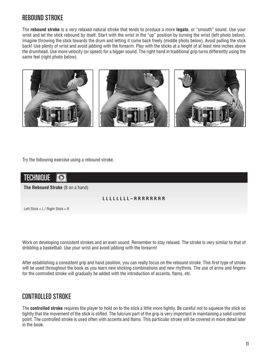 Hal Leonard Drumset Method, Book 1 (Left-Handed Edition)