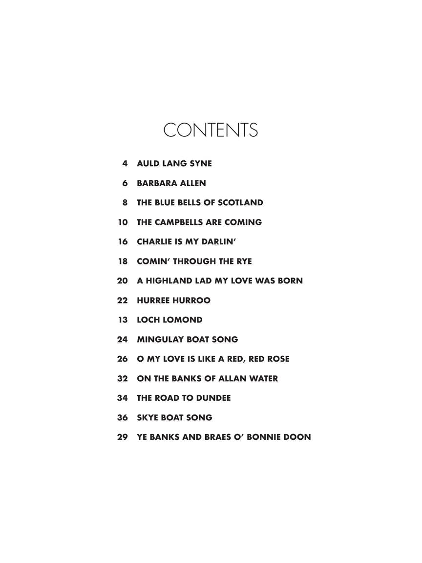 Scottish Songs, 15 Highland Tunes arr. Phillip Keveren