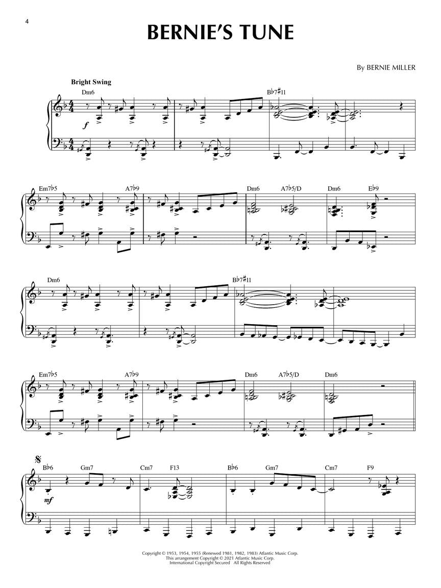 West Coast Jazz - Jazz Piano Solos