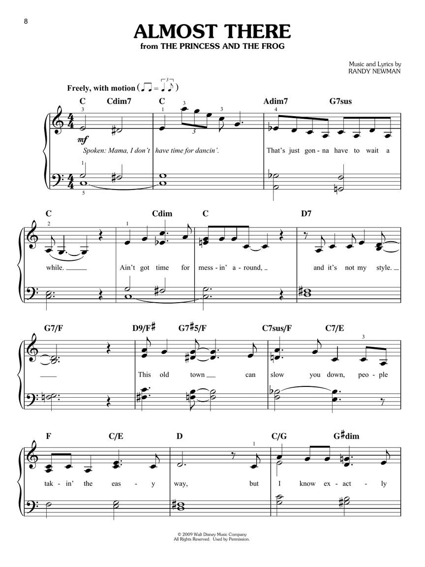 The 40 Most-Streamed Disney Songs for Easy Piano