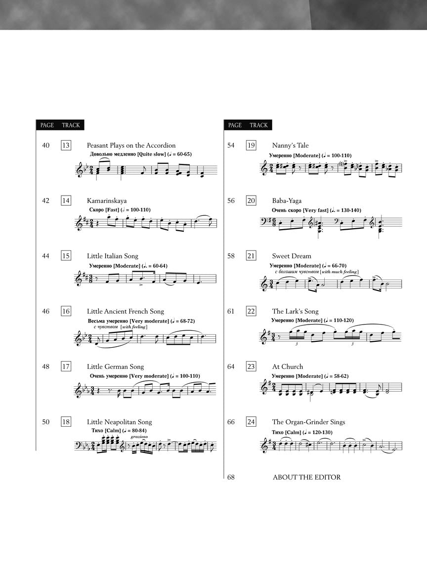 Tchaikovsky: Album for the Young with Recordings