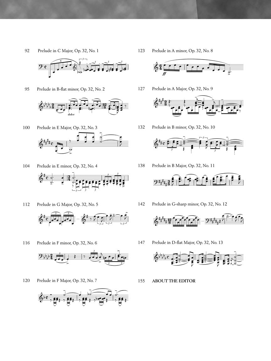 Rachmaninoff: Complete Preludes for Piano Op. 3, 23, 32