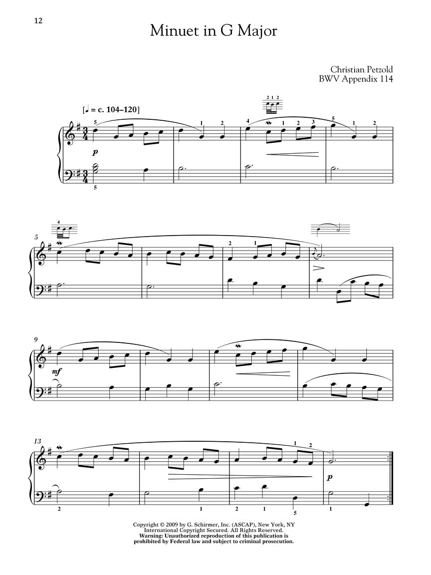 First Lessons in Bach