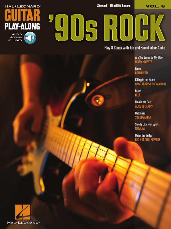 '90s Rock - 2nd Edition Guitar Play-Along