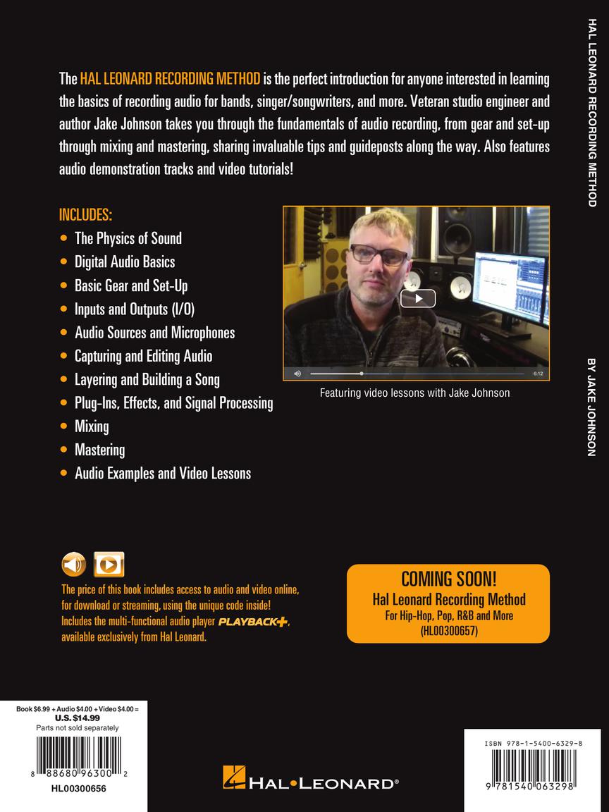 Hal Leonard Recording Method for Bands, Singer/Songwriters & More