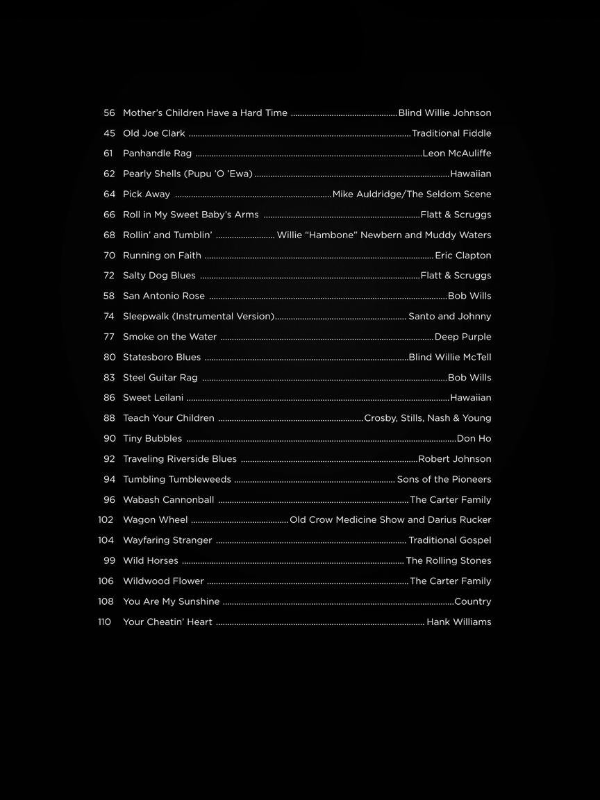 First 50 Songs You Should Play on Dobro