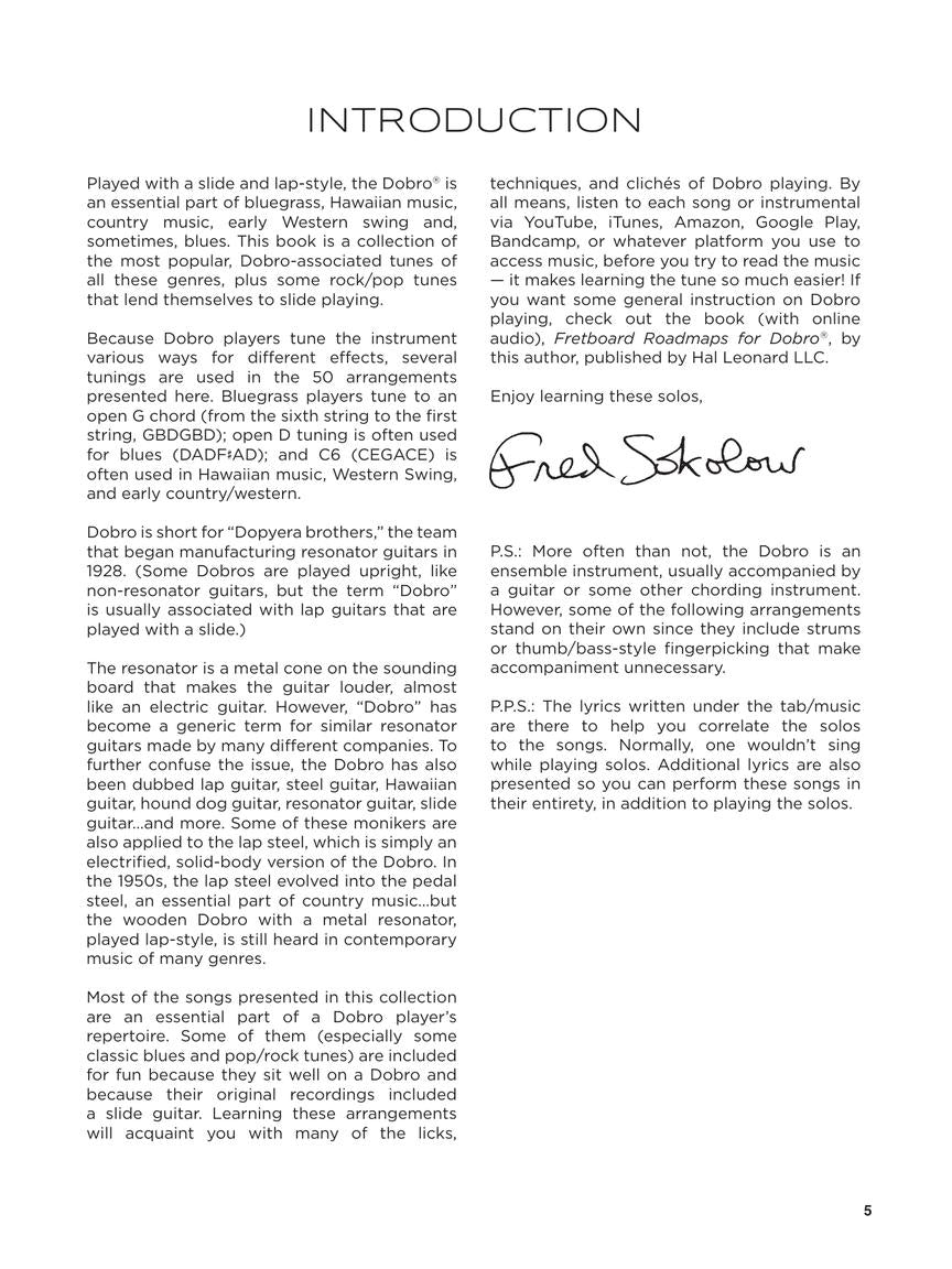 First 50 Songs You Should Play on Dobro