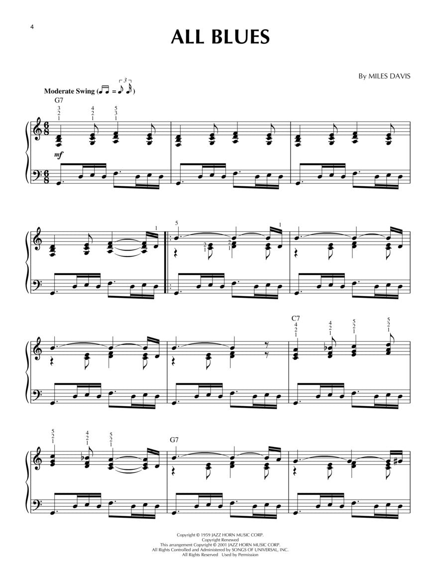 Jazz Blues - Jazz Piano Solos