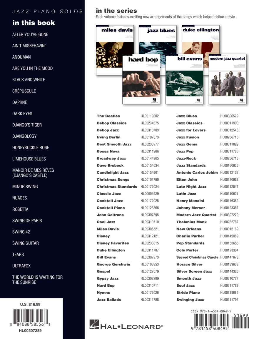 Gypsy Jazz - Jazz Piano Solos