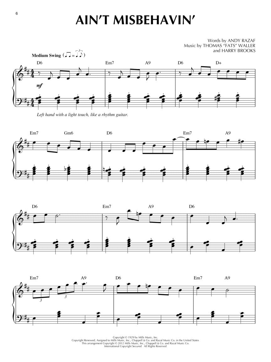 Gypsy Jazz - Jazz Piano Solos