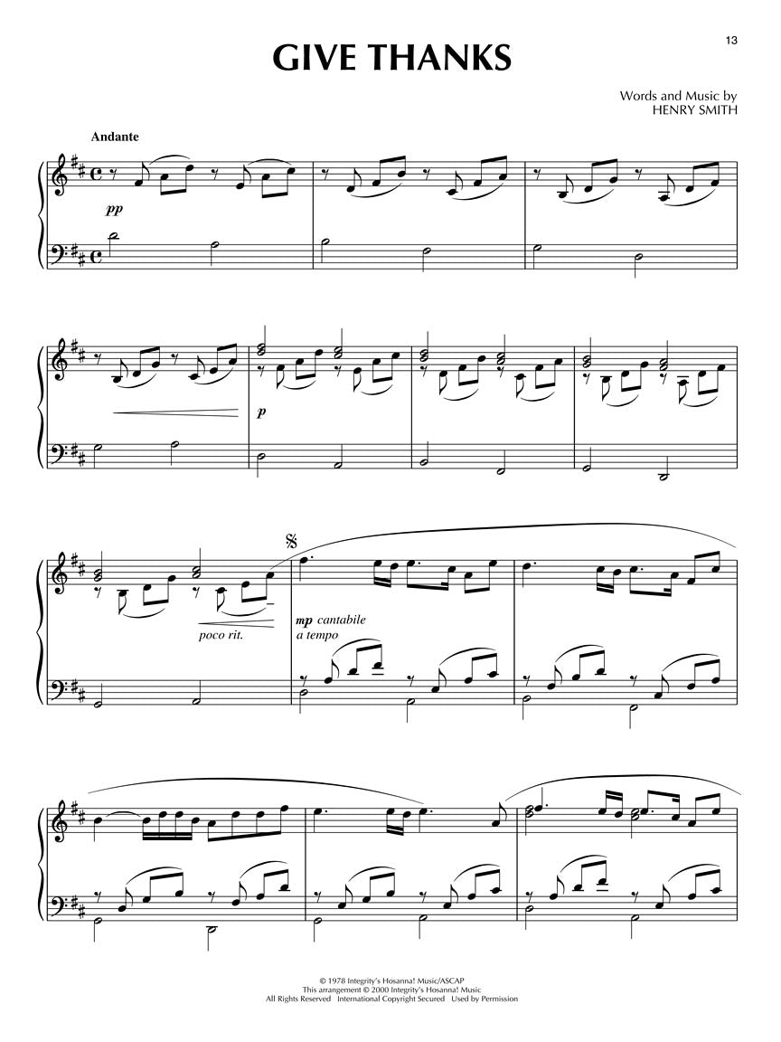 Shout to the Lord! for Piano Soloist arr. Phillip Keveren