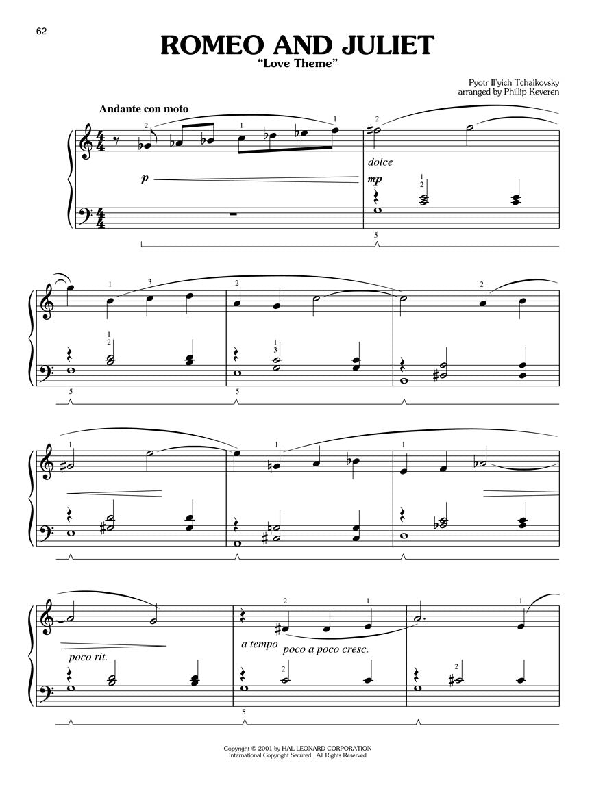 21 Great Classics for Easy Piano arr. Phillip Keveren