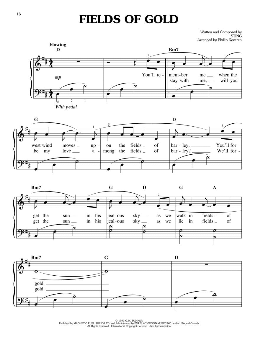 Love Songs for Easy Piano arr. Phillip Keveren
