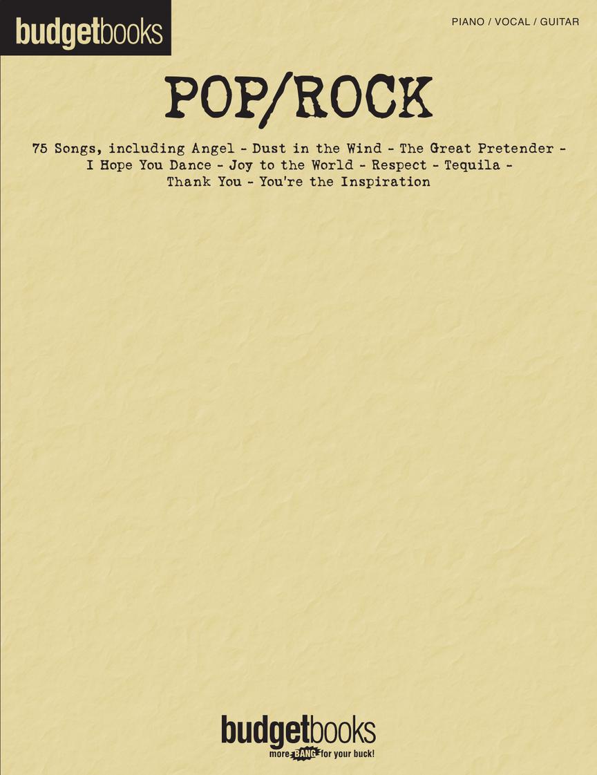 Budget Books: Pop/Rock PVG