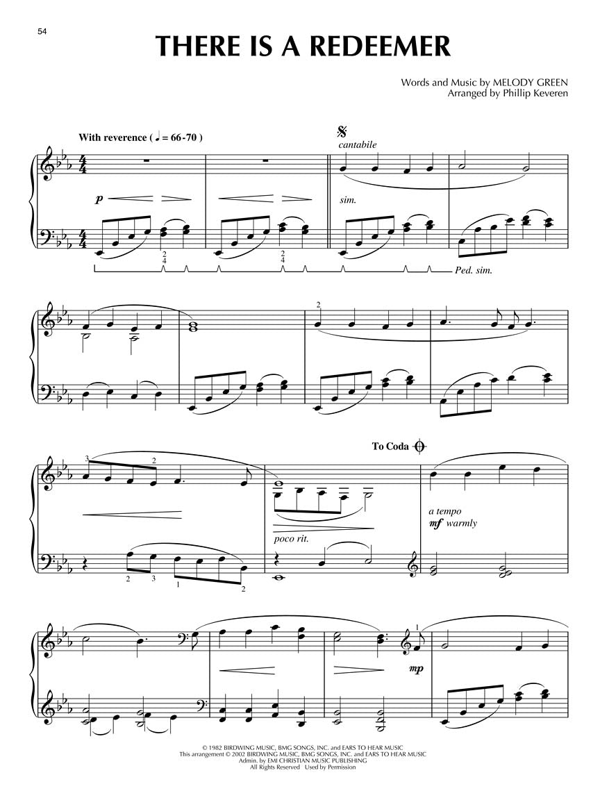 I Could Sing of Your Love Forever for Piano Soloist arr. Phillip Keveren