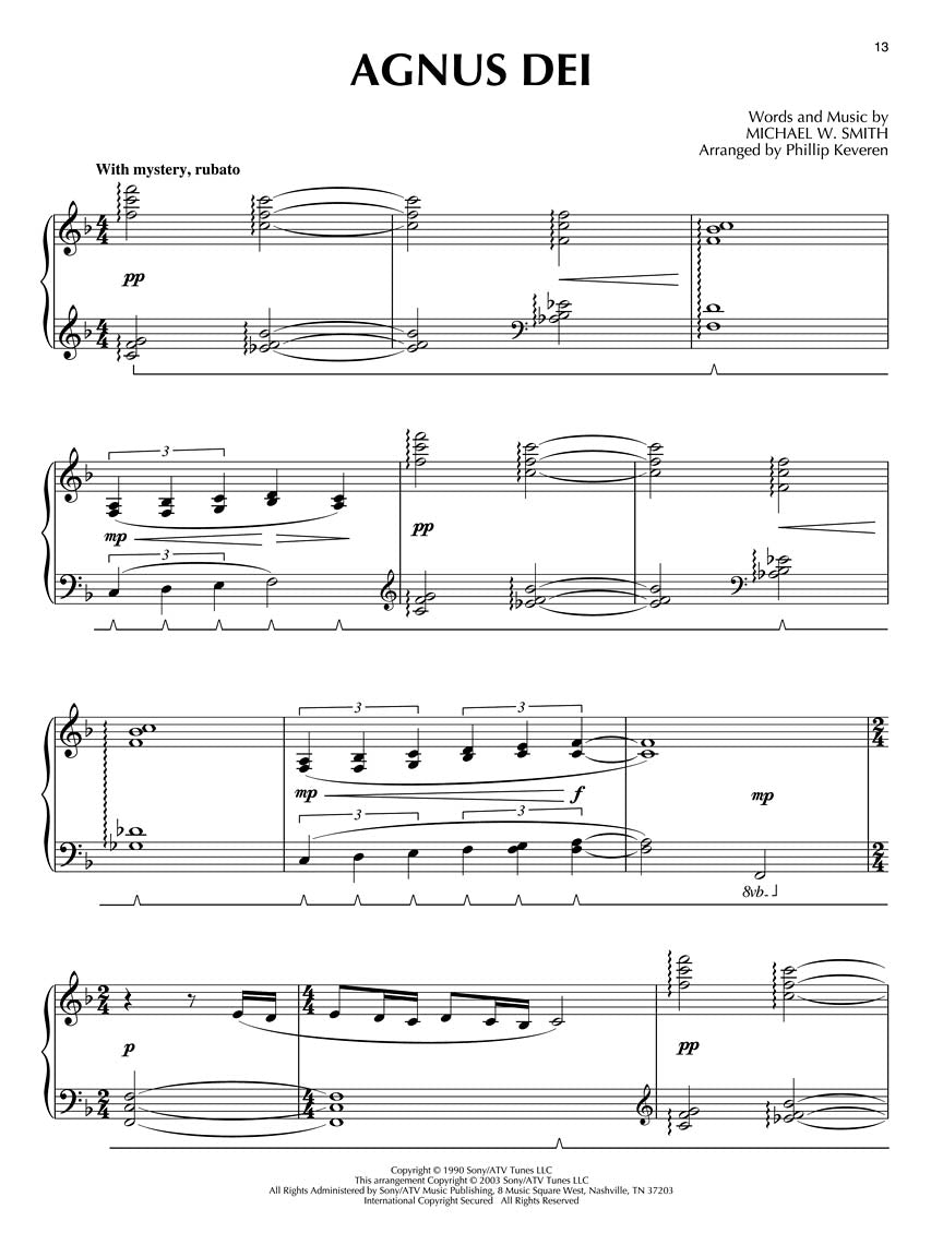 Above All for Piano Soloist arr. Phillip Keveren