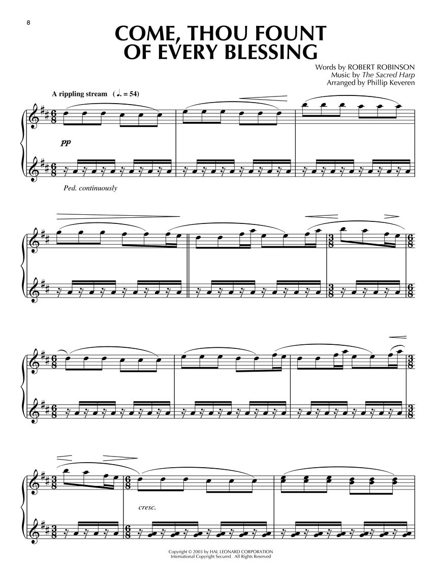 The Hymn Collection for Piano Soloist arr. Phillip Keveren