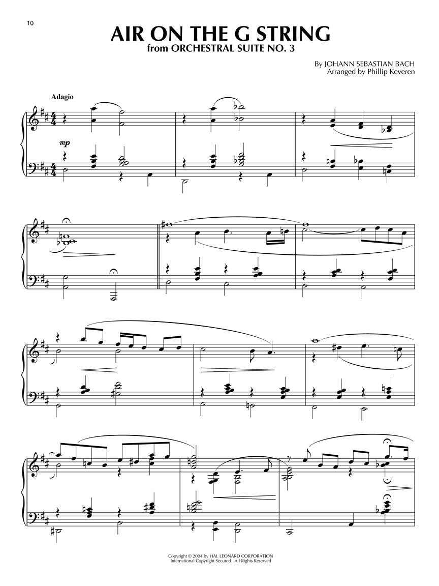 Classical Jazz For Piano Solo arr. Phillip Keveren