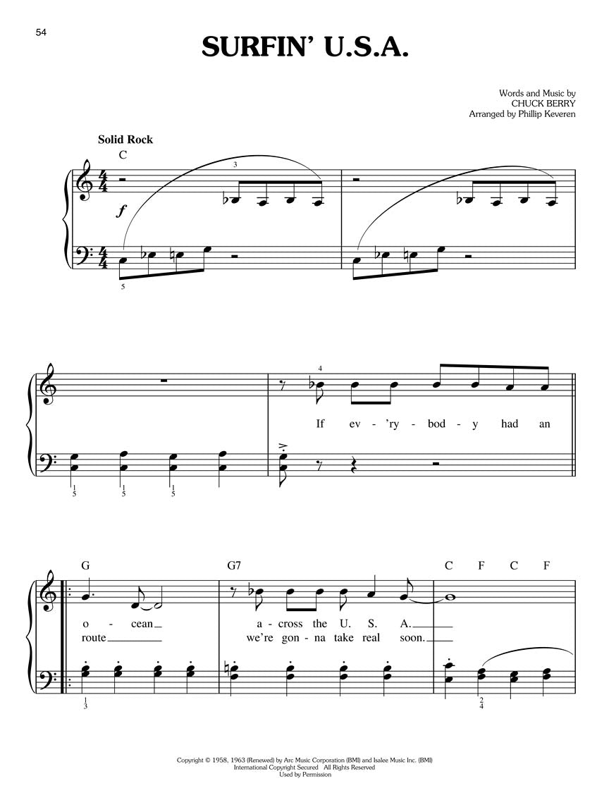 Early Rock 'N' Roll arr. Phillip Keveren