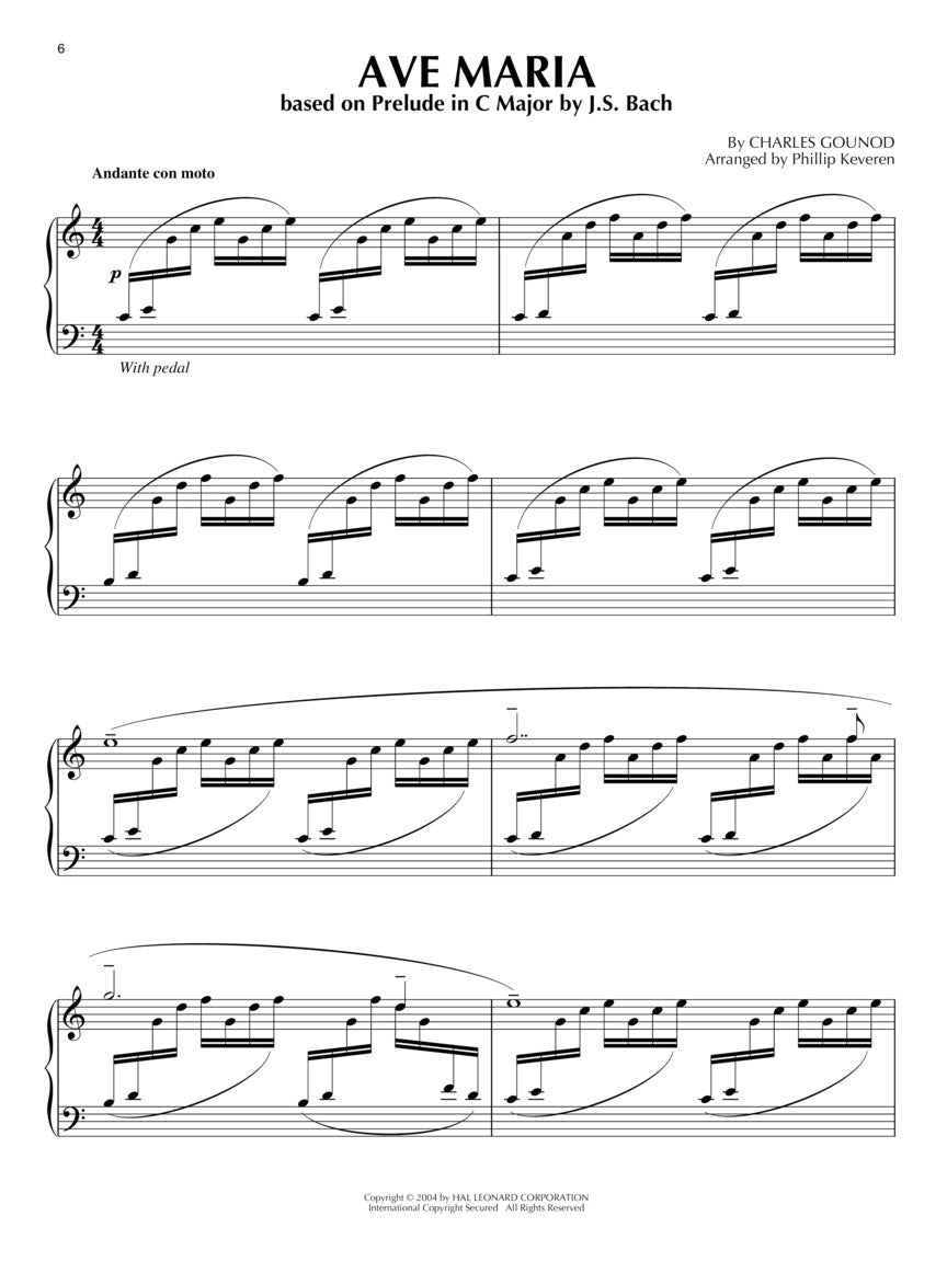 Classic Wedding Songs for Piano Soloist arr. Phillip Keveren