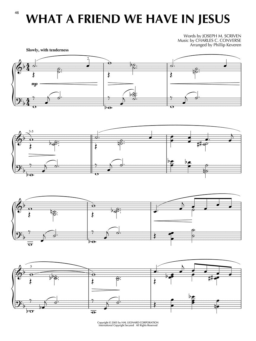 Hymns with a Touch of Jazz for Piano Soloist arr. Phillip Keveren