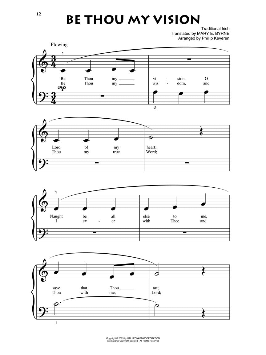Easy Hymns for Beginner Piano arr. Phillip Keveren