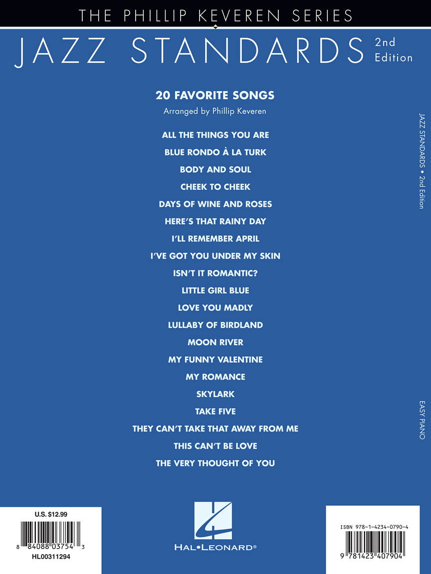 Jazz Standards - 2nd Edition for Easy Piano arr. Phillip Keveren