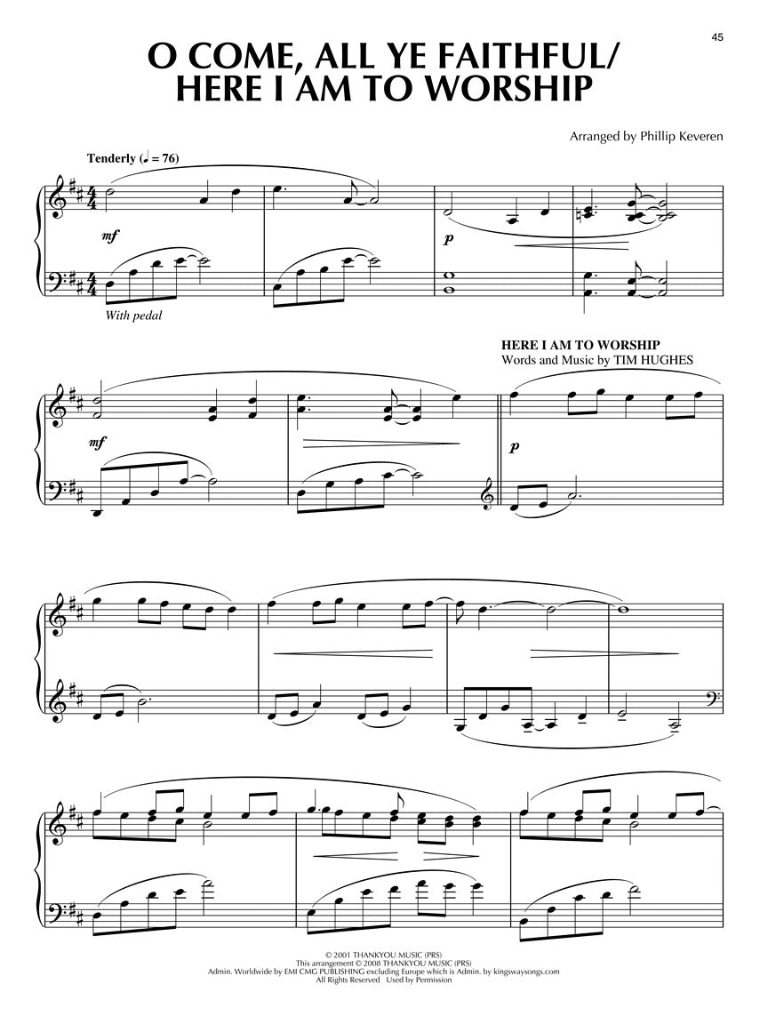 Christmas Worship Medleys for Piano Soloist arr. Phillip Keveren