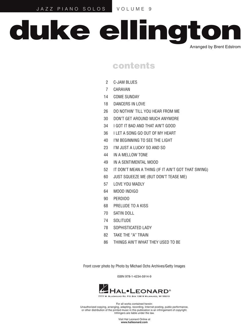 Duke Ellington - Jazz Piano Solos