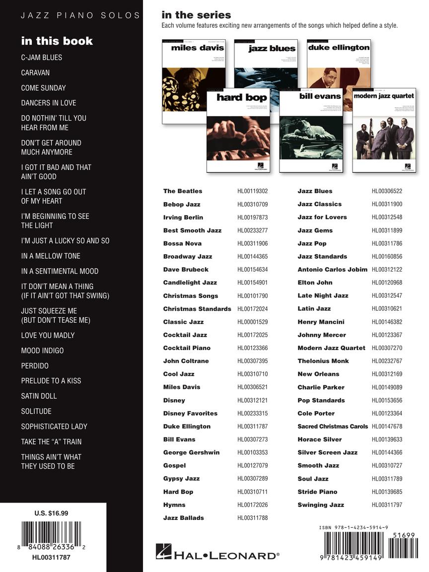 Duke Ellington - Jazz Piano Solos