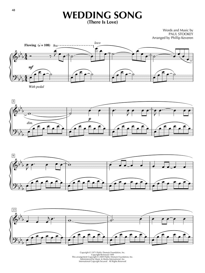 Favorite Wedding Songs for Piano Soloist arr. Phillip Keveren