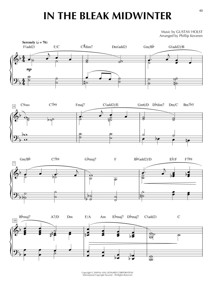 Yuletide Jazz for Piano Soloist arr. Phillip Keveren