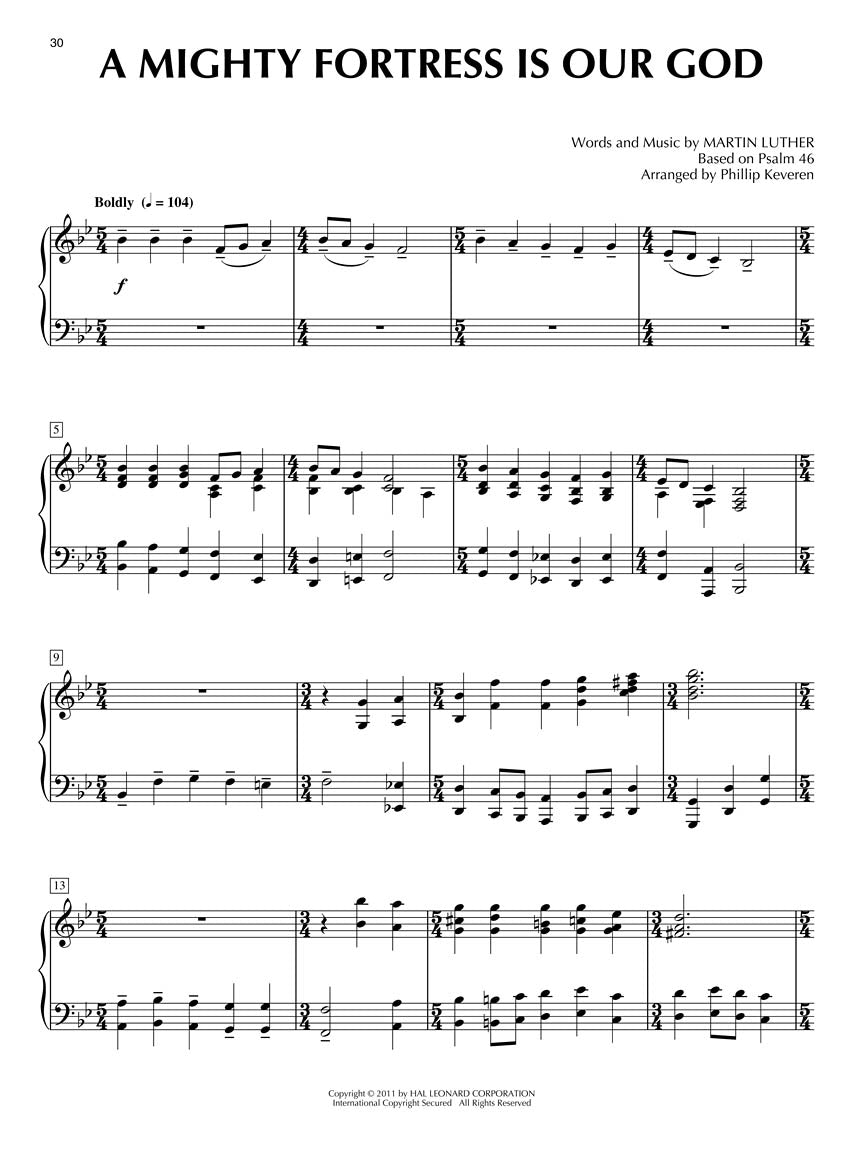 Treasured Hymns for Classical Piano Soloist arr. Phillip Keveren