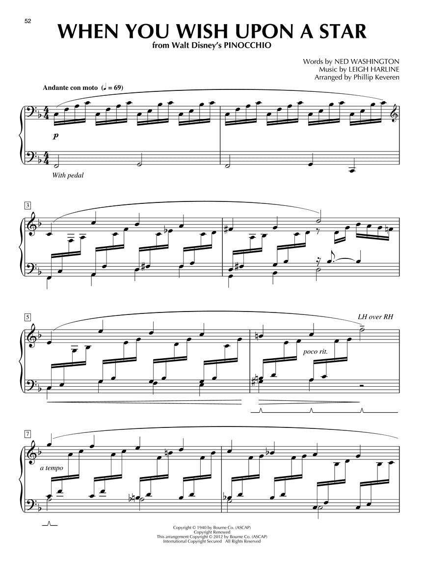 More Disney Songs for Classical Piano arr. Phillip Keveren