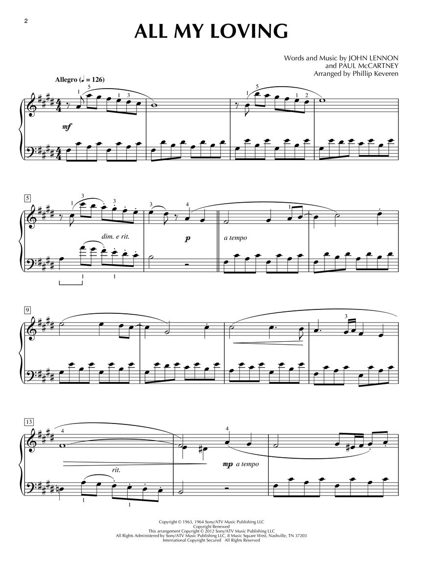 The Beatles for Classical Piano arr. Phillip Keveren