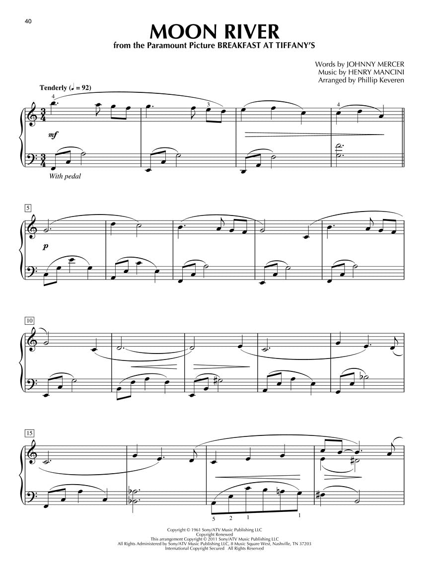 Mancini Magic for Piano Soloist arr. Phillip Keveren