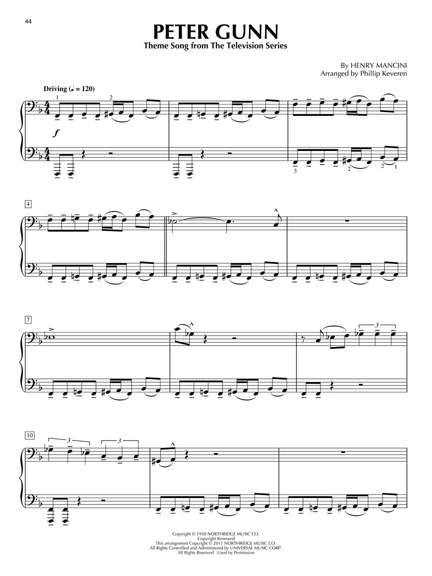Mancini Magic for Piano Soloist arr. Phillip Keveren