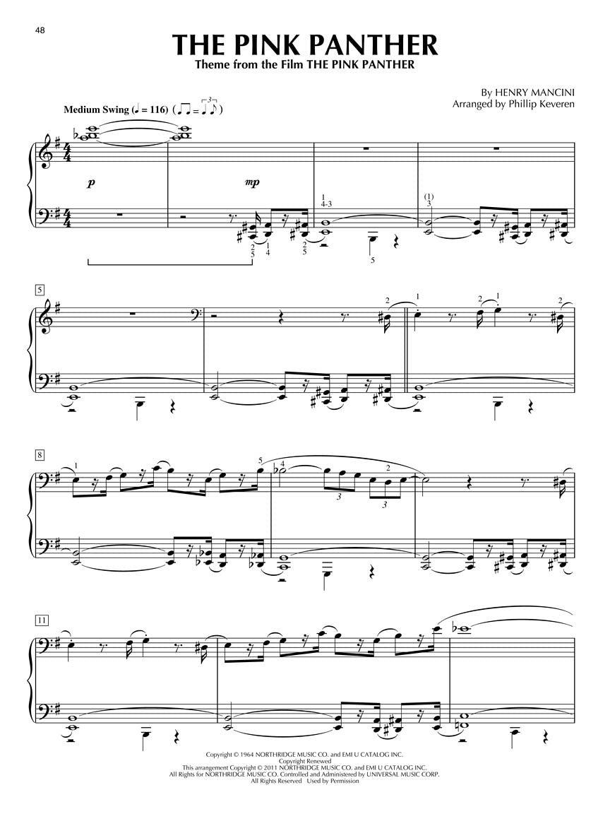 Mancini Magic for Piano Soloist arr. Phillip Keveren