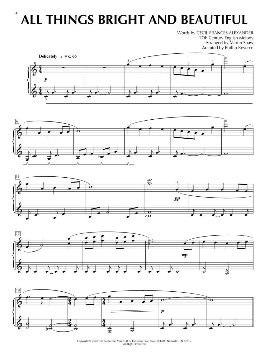 Piano Calm: Prayer for Piano Soloist arr. Phillip Keveren