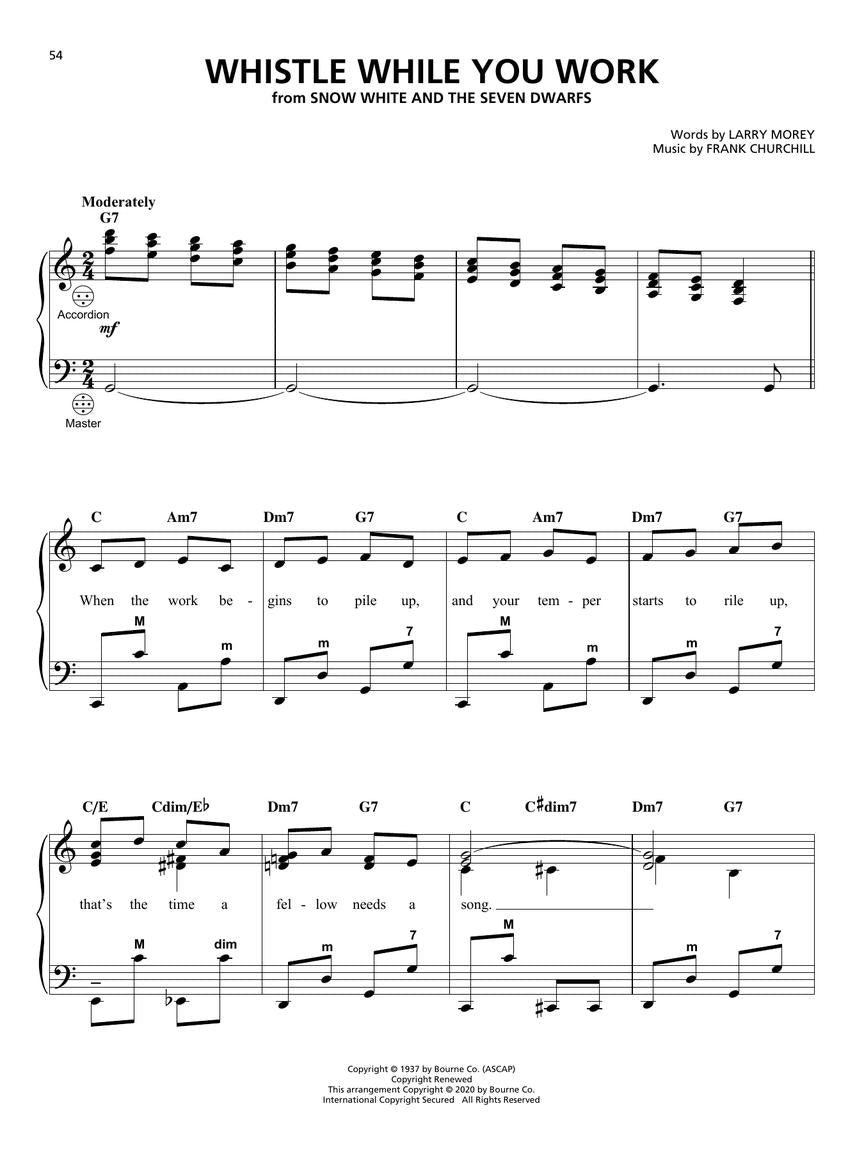 Disney Favorites for Accordion