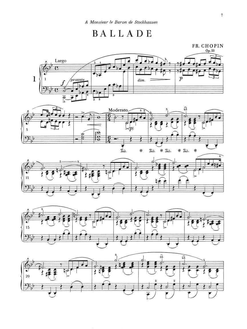 Chopin: Complete Works Vol. III - Ballades