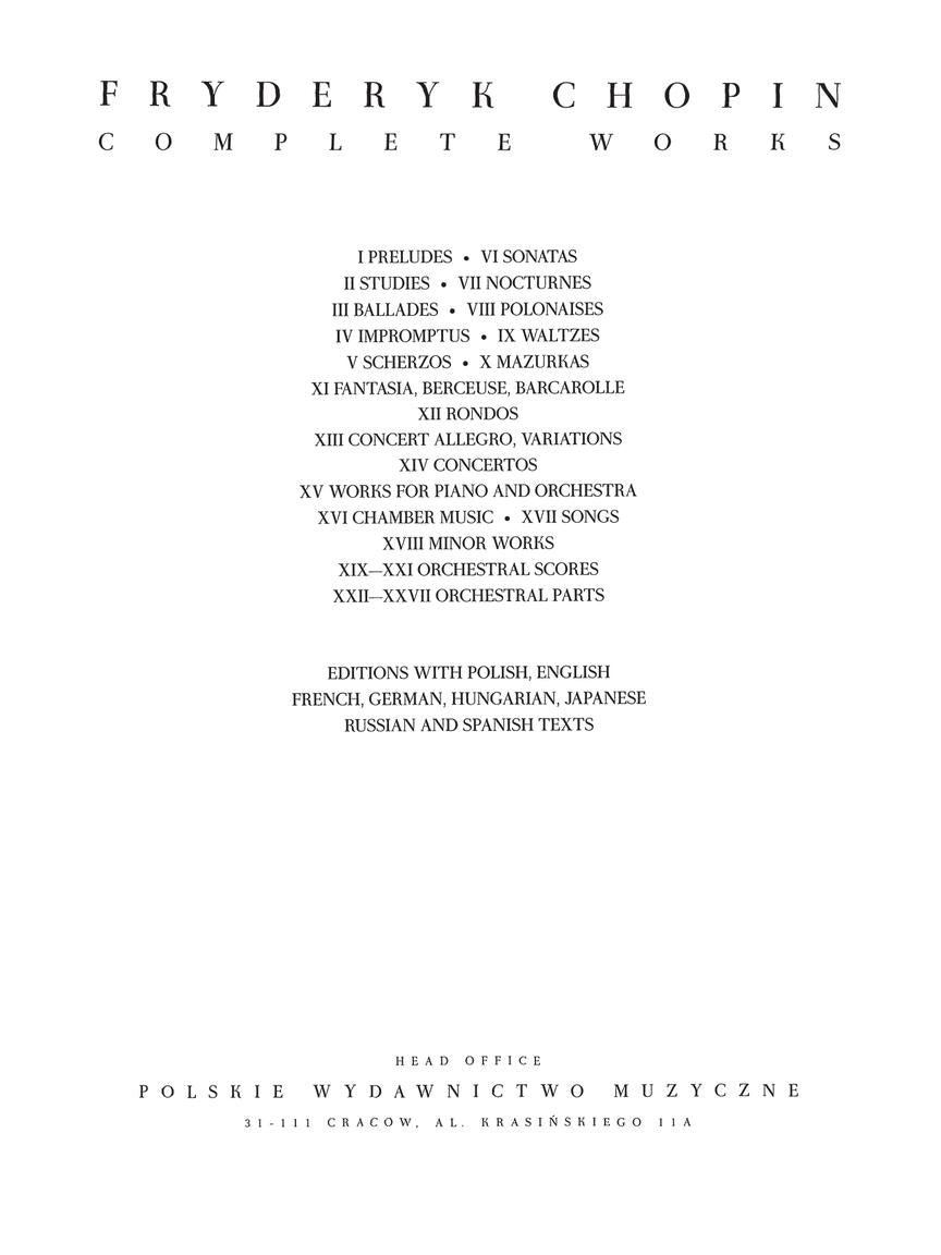 Chopin: Complete Works Vol. XI - Fantasia, Berceuse & Barcarolle