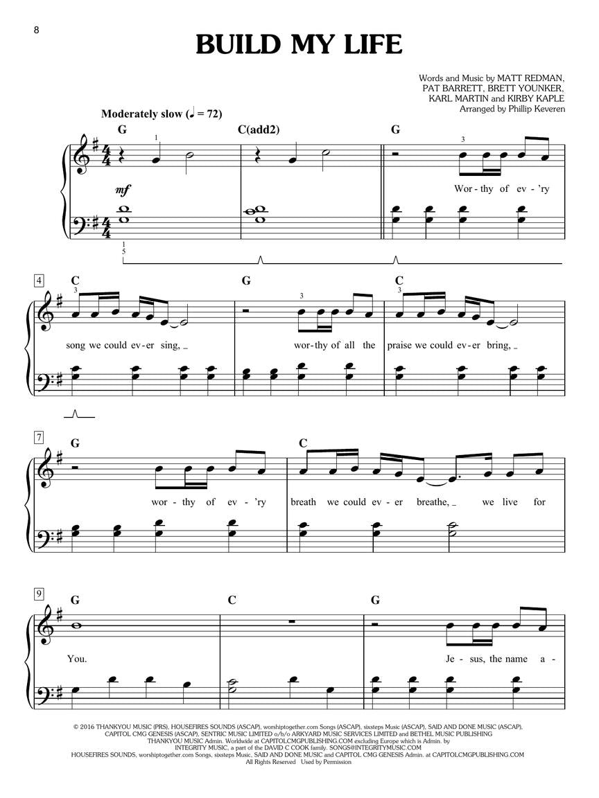 Living Hope for Easy Piano arr. Phillip Keveren