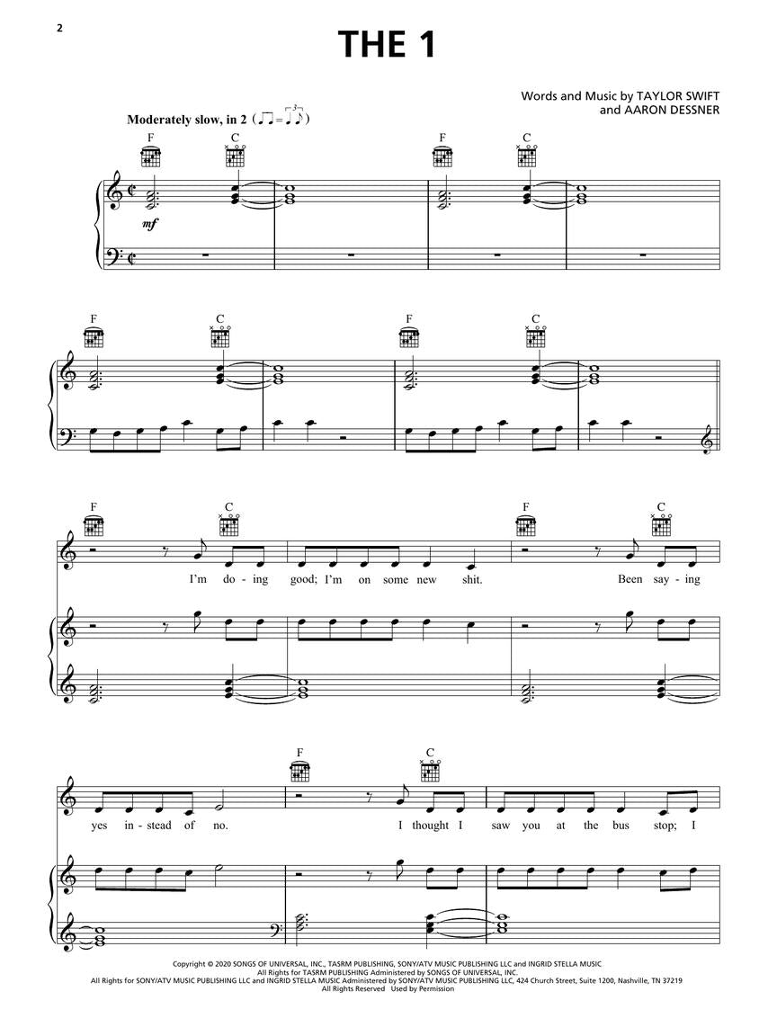 Taylor Swift - Folklore - PVG