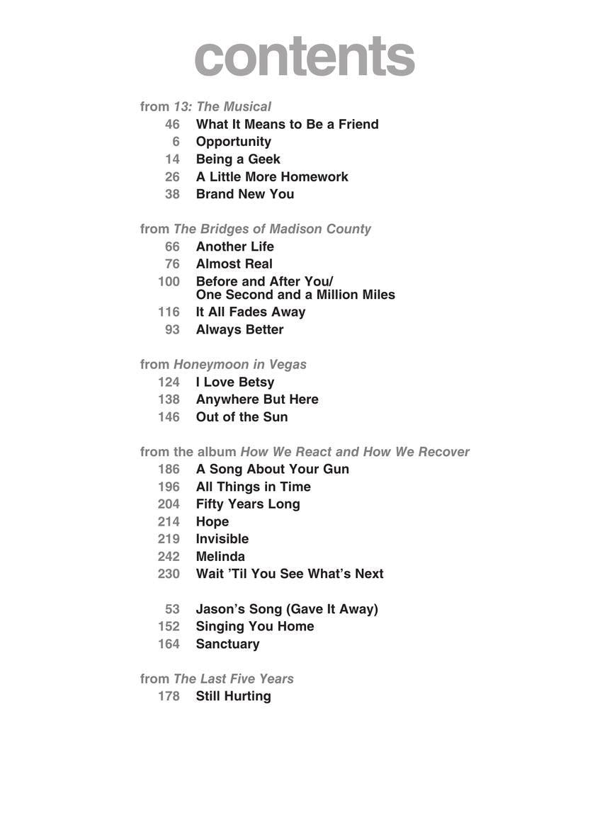 Jason Robert Brown Collection - Volume 2