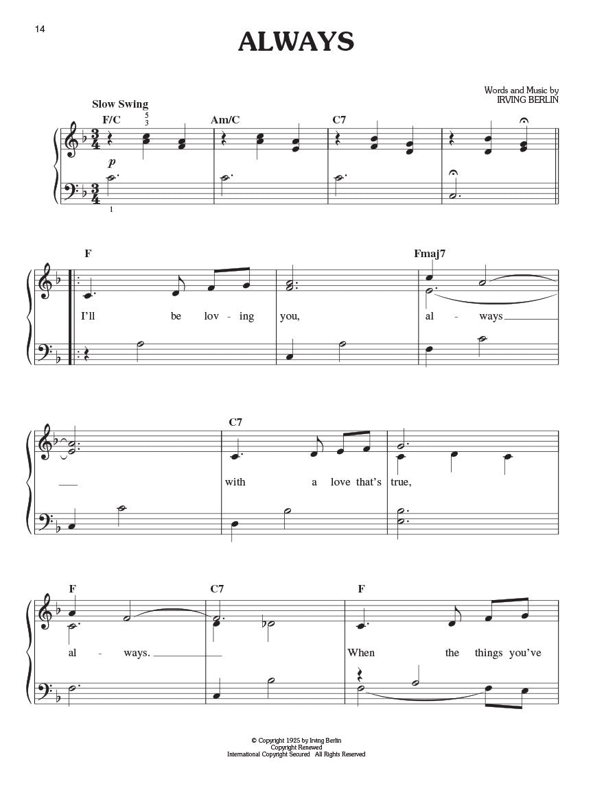 The Best Songs Ever - 6th Edition for Easy Piano