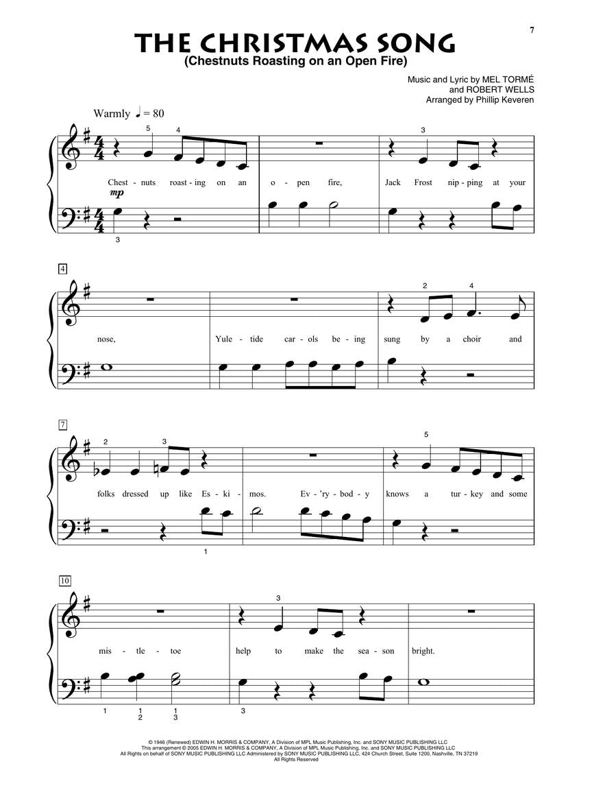 A Magical Christmas for Beginner Piano arr. Phillip Keveren