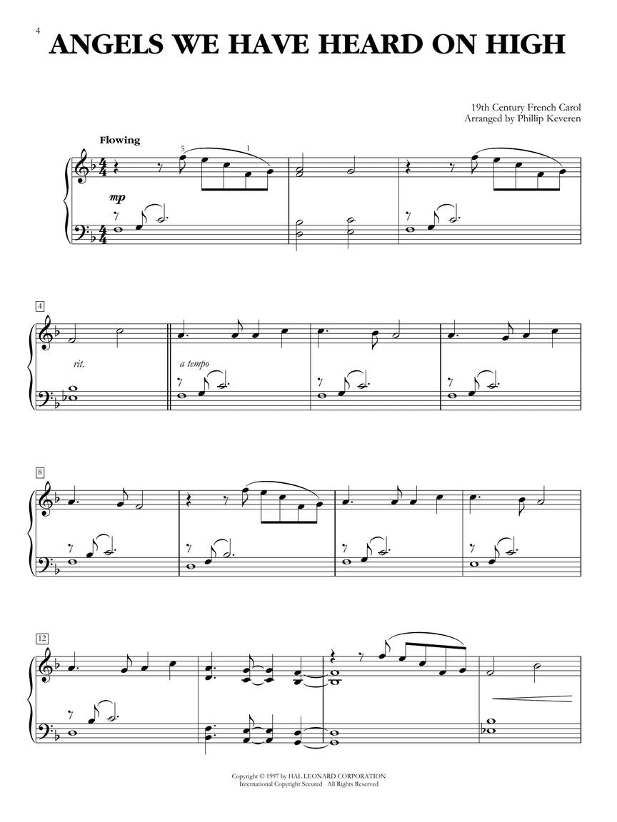 Christmas Reflections for Easy Classical Piano arr. Phillip Keveren