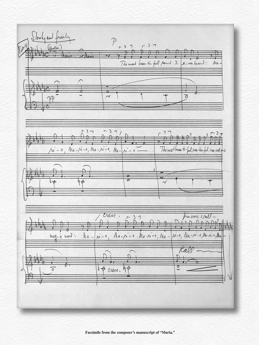 West Side Story Vocal Selections